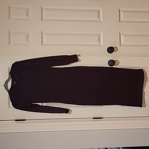 Maroon French connection size small sweater dress